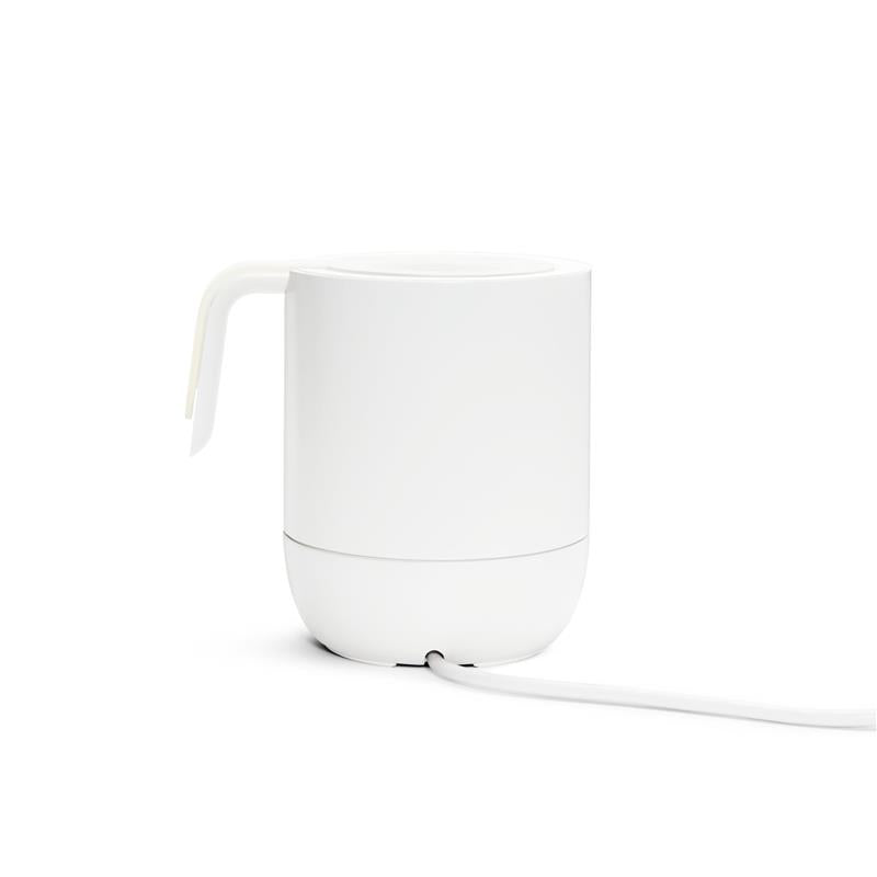 Munchkin Precision Baby Bottle Warmer in white, designed for warming breastmilk, with visible power cord.