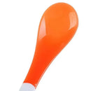 Munchkin White Hot Infant Spoon with an orange tip, designed to indicate food temperature for safety.