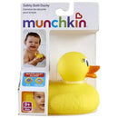 Munchkin White Hot Safety Bath Ducky, a yellow rubber duck with a temperature alert feature on the packaging.