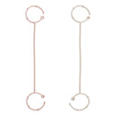 Adjustable silicone straps in blush and shifting sand colors, designed for versatile use.