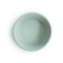 Silicone suction bowl in Cambridge Blue, designed for stability during mealtime, with a smooth, rounded interior.