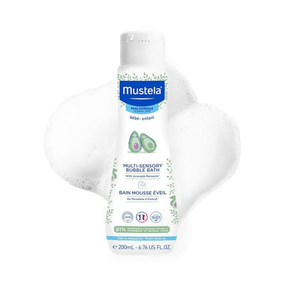 Mustela Multi-Sensory Bubble Bath - 6.76 fl oz