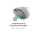 Nanobebe - 2Pk Silicone Baby Bottle 9Oz, White Image 5