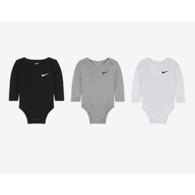 Nike - 3Pk Essential Bodysuit Grey Heather Image 1