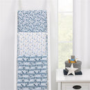 Set of three Nojo printed muslin swaddles featuring Mickey Mouse patterns in blue and white tones.