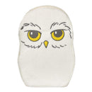 Hedwig felt storage container featuring a white owl design with large yellow eyes and detailed feathers.