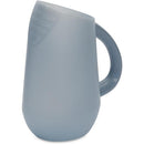 Nouka Bath Rinse Jug in wave design, featuring a soft blue color and ergonomic handle for easy use.