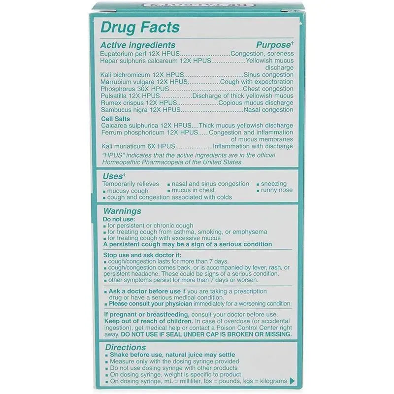 Nuby - 4 Oz Homeopathic Dr Talbots Mucus And Cold Relief Image 6