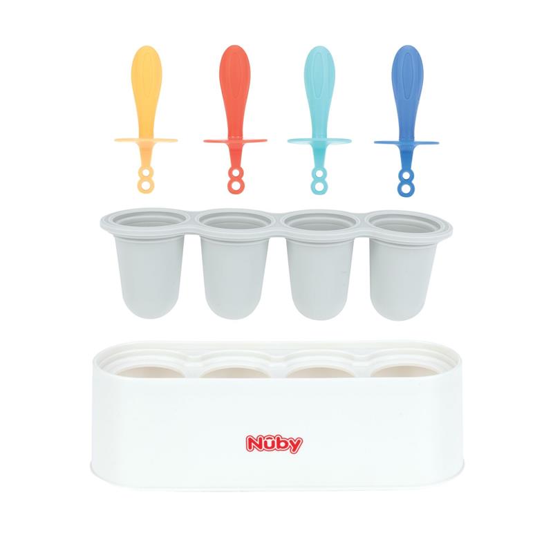 Nuby - 4Pk Stick Pops Silicone Popsicle Molds for Toddlers and Babies Image 6