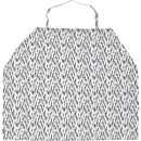 5-In-1 nursing cover by Nuby in a brush strokes pattern, featuring a modern design with black and white colors.