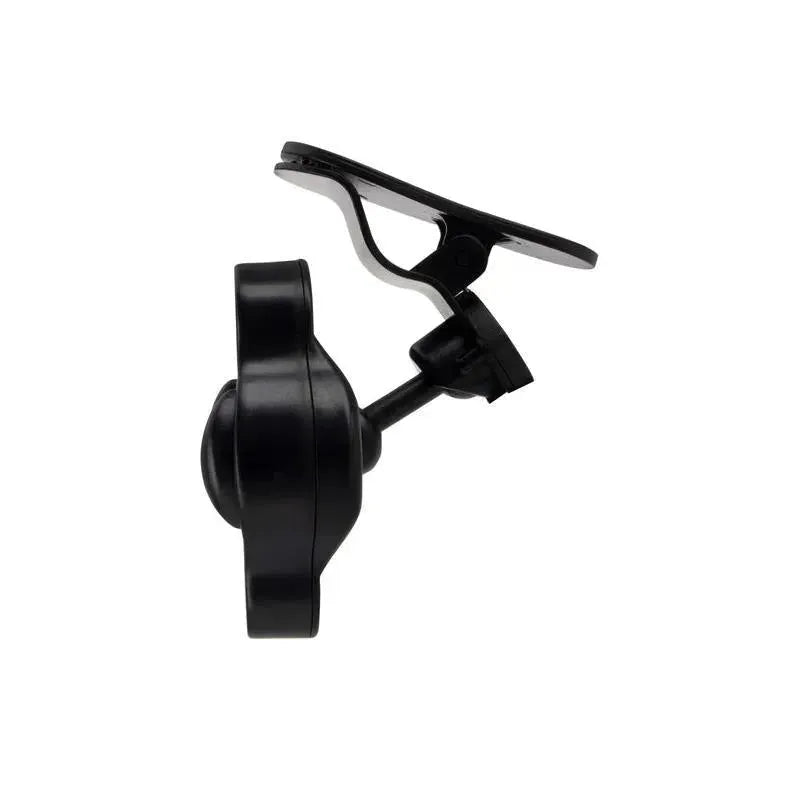 Nuby Baby View Mirror with a clip for easy attachment, designed for observing infants in car seats.