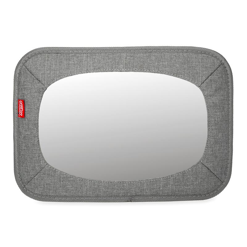 Nuby - Shatterproof Rear Facing Backseat Baby Mirror, Grey Image 3