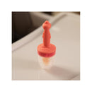Silicone feeder with a playful crocodile design, allowing babies to safely enjoy solid foods.