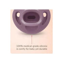 Nuk - 2Pk Girl Comfy 100% Silicone Pacifier, 0/6M, Midnight Lavender Image 4