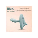 Nuk - 2Pk Girl Comfy 100% Silicone Pacifier, 0/6M, Midnight Mist Image 6