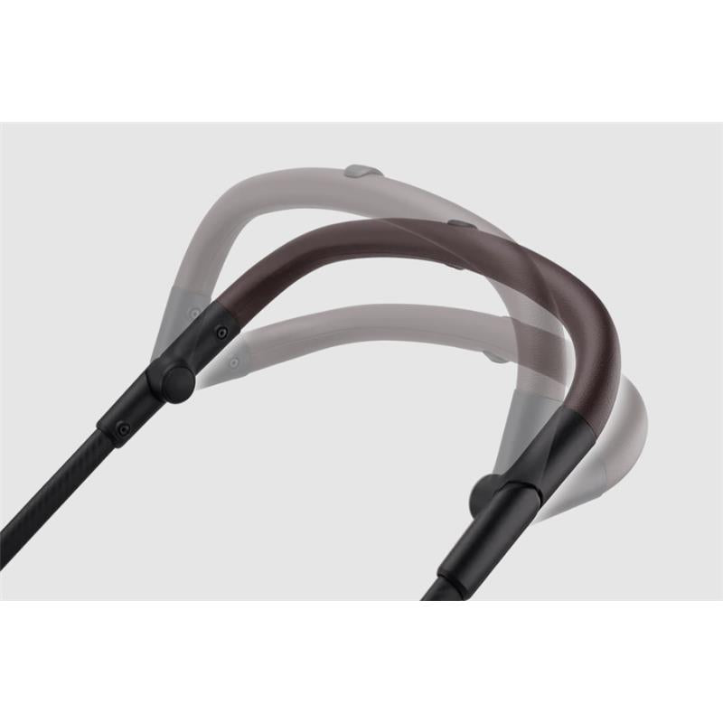 Nuna Flex System Frame with a PIPA™ Series Adapter, showcasing adjustable features in Caviar color.