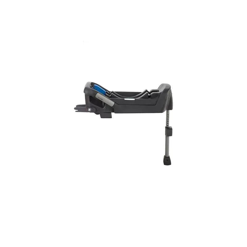 Nuna PIPA™ Series Car Seat Base in black with blue latch system, adjustable support leg, and secure installation features.