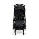 Nuna Pipa Urbn + Triv™ Next Travel System in Caviar, featuring a sleek black design and adjustable seating.