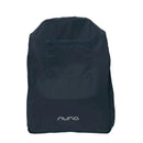 Nuna TRVL™ stroller travel bag in caviar color, featuring a front zip pocket and the Nuna logo on the bottom.