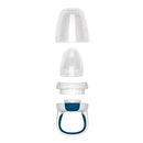 Two-pack of OXO silicone feeder replacements, featuring a clear silicone tip and a sturdy, ergonomic handle.