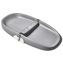 OXO Tot Changing Pad in gray with a soft surface and a safety strap for secure changing.
