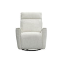 Parker House Roxy Power Recliner features a modern design with a tilted headrest and a light textured fabric.