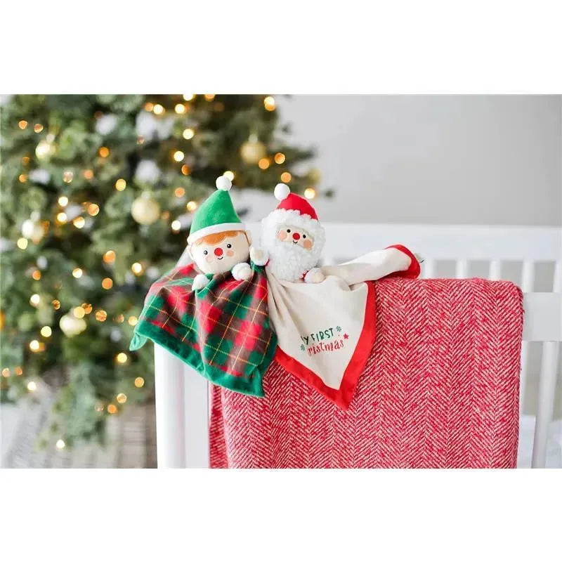 Pearhead Baby's First Christmas Security Blanket Holiday Lovey Image 7
