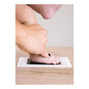 Pearhead - Seersucker Baby Book And Clean Touch Ink Pad, Pink Image 6