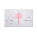 Pearhead - Seersucker Baby Book And Clean Touch Ink Pad, Pink Image 2
