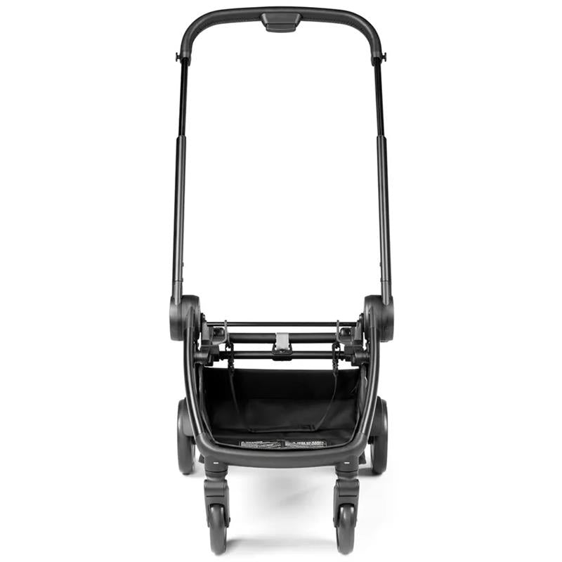 Black Peg City Loop Chassis with an open frame, featuring a handlebar and wheels but no seat or fabric attached.