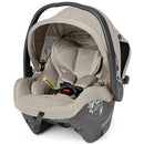 Peg Primo Viaggio Nido Infant Car Seat in Astral color, featuring a padded seat, adjustable canopy, and safety harness.