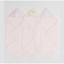 Piccolo Bambino - 3Pk Hooded Towel Pink Image 1