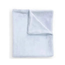Piccolo Bambino - Faux Fur Stroller Blanket On Wooden Hanger Blue Image 1