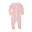Polo Ralph Lauren Baby - Girls Striped Cotton Coverall, Paisley Pink Image 1