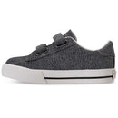 Grey Polo Ralph Lauren Easton II EZ sneakers feature a textured upper, double strap closures, and a white rubber sole.