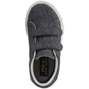 Grey Polo Ralph Lauren Easton II EZ sneaker featuring Velcro straps and a fabric upper.