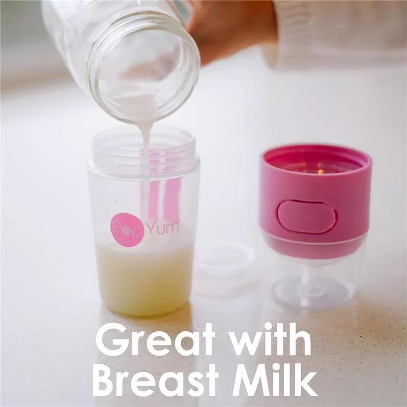 Pop Yum - Baby Bottle Starter Set 4 Pack, Blue Image 3