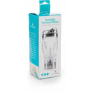 Portable Formula Mixer Cup by Primo Passi, 16 oz capacity, featuring stainless steel and acrylic design.