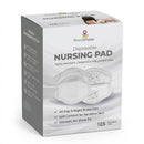 Primo Passi Disposable Nursing Breast Pads, 125 count box, featuring soft, absorbent pads designed to prevent leaks.