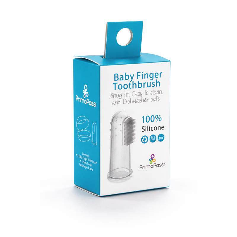 Primo Passi - Finger Silicone Toothbrush with Case Holder Image 6