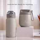 Primo Passi Insulated Bottle + Insulated Food Jar - Senior Grey Image 5