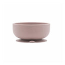 Rose pink suction bowl by Primo Passi, designed for feeding, with a stable base to prevent spills.