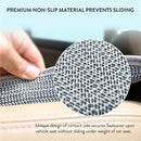 Black Prince Lionheart 2-Stage Seat Saver featuring premium non-slip material, demonstrating its secure fit on a vehicle seat.