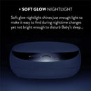 EVO Wipes Warmer by Prince Lionheart in white with a soft glow nightlight feature for nighttime use.