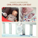 Prince Lionheart Original Slumber Bear in pink, with a sound machine designed for use in cribs, strollers, or car seats.
