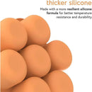 Silicone baby food freezer tray with a lid, featuring durable, resilient silicone for temperature resistance.