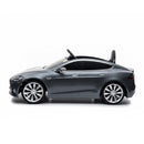 Radio Flyer - Tesla Model S for Kids Electric Car, Silver Metallic Image 4