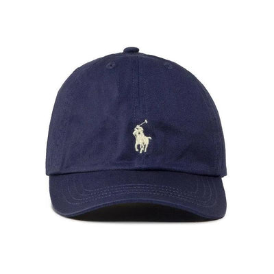 Navy Ralph Lauren Baby Core Repelen Hat featuring a signature embroidered polo player logo.
