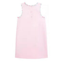 Ralph Lauren Baby - Girl Sleeveless Classic Oxford Shirt Dress W/ Printed Trim Bath Pink Image 2
