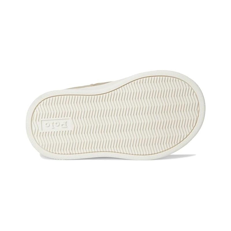 Non-slip rubber sole of Ralph Lauren Baby Toddler Unisex-Child Frazier Casual PS shoes, featuring a wave pattern.